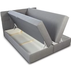 Boxspringbett BEST Mit 2 Bettkästen, Doppelbett Mit Bonell-Matratze + Topper Bett -Möbelhaus 381259950