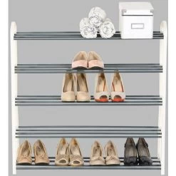 WOLTU Schuhablage Schuhregal 5 Schicht Für 20 Paare Schuhe XXL Creme 10 WOLTU Schuhablage Schuhregal 5 Schicht Für 20 Paare Schuhe XXL Creme -Möbelhaus 38270699 4
