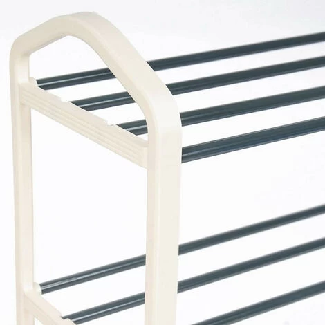 WOLTU Schuhablage Schuhregal 5 Schicht Für 20 Paare Schuhe XXL Creme 7 WOLTU Schuhablage Schuhregal 5 Schicht Für 20 Paare Schuhe XXL Creme – Bild 5