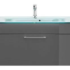 Waschplatz Hero Anthrazit Mit Glas-Waschtisch 90cm 9 Waschplatz Hero Anthrazit Mit Glas-Waschtisch 90cm -Möbelhaus 384267358