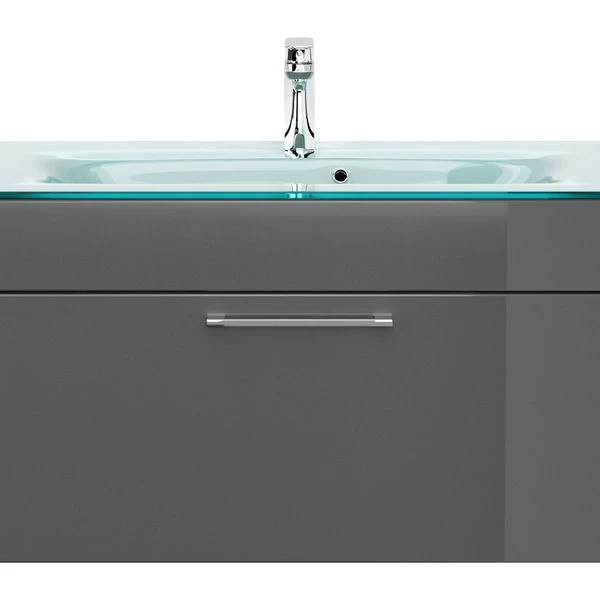 Waschplatz Hero Anthrazit Mit Glas-Waschtisch 90cm 6 Waschplatz Hero Anthrazit Mit Glas-Waschtisch 90cm – Bild 4