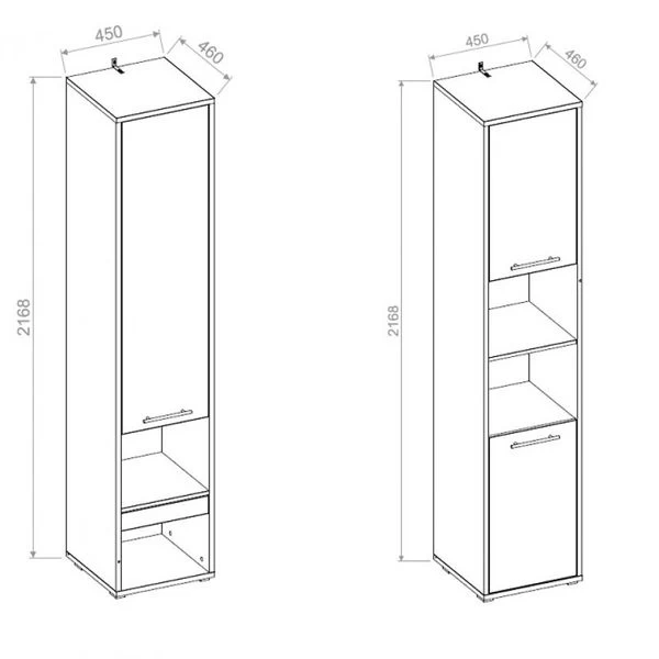Schrankbett Wandbett Klappbett Vertikal CP178 140x200 Weiß Hochglanz Mit 2 Regalen 8 Schrankbett Wandbett Klappbett Vertikal CP178 140x200 Weiß Hochglanz Mit 2 Regalen – Bild 6