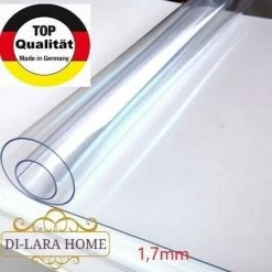 Tischfolie 2mm Tischdecke Transparent Schutzfolie Klar Maß N. Wunsch TOPQualität