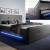 Elegantes Boxspringbett Isor Mit 2 Bettkasten Und LED -Möbelhaus 390377211