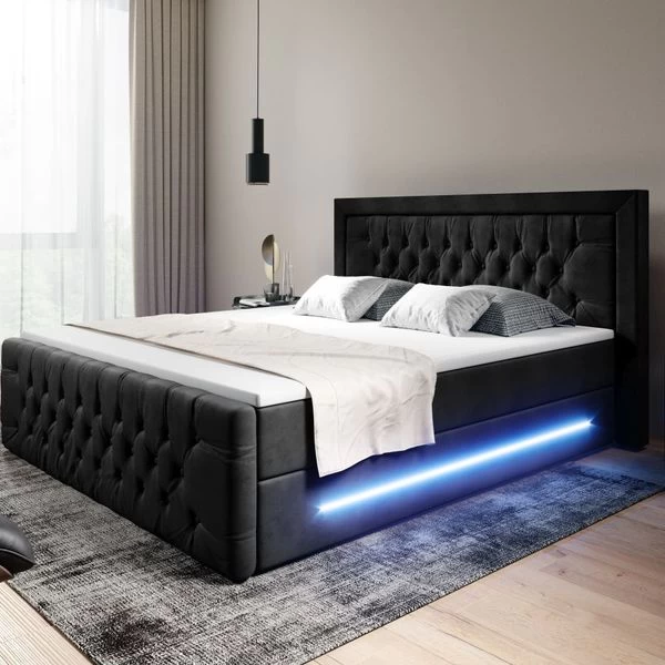Exklusives Boxspringbett Prestige Mit Bettkasten Und LED 10 Exklusives Boxspringbett Prestige Mit Bettkasten Und LED – Bild 8