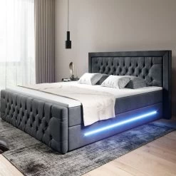 Exklusives Boxspringbett Prestige Mit Bettkasten Und LED 21 Exklusives Boxspringbett Prestige Mit Bettkasten Und LED -Möbelhaus 390382998