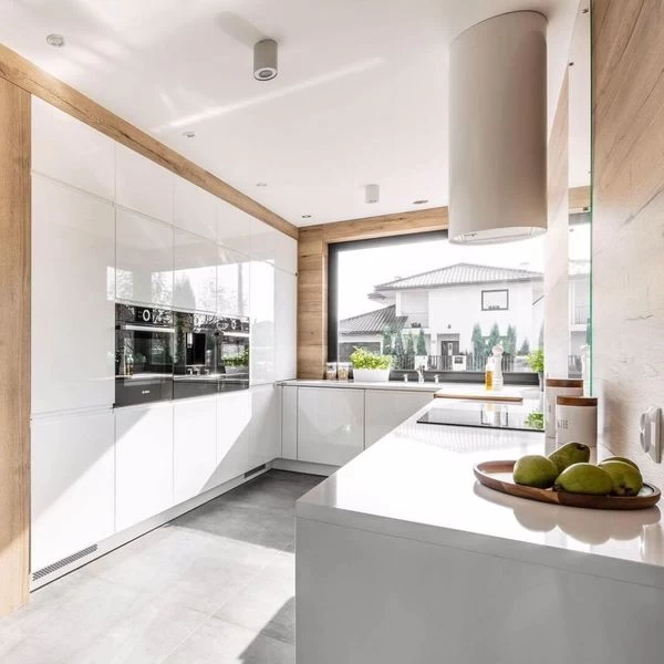 XXL Küche Küchenzeile U-Küche Weiß Grifflos Individuell Stellbar 3 XXL Küche Küchenzeile U-Küche Weiß Grifflos Individuell Stellbar