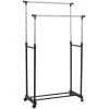 Garderobenständer Kleiderständer Kleiderstange Rollenständer Wäscheständer 80x43x90-160 Cm