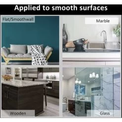 Starker Klebehaken Edelstahl No Trace Weiß (Haken X 5 Stück) -Möbelhaus 41677937 3