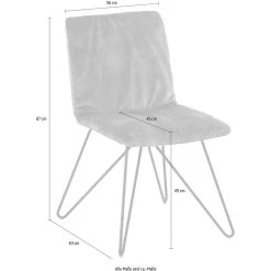 W.SCHILLIG Polsterstuhl »Villeroy & Boch MATEO«, Velourgewebe S41 -Möbelhaus 419fb605a6b8478f28d32dbfde0fff28