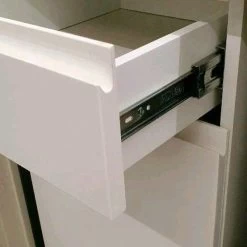 Küche Küchenzeile Grifflos Glanz - Soft Close Küchenblock Weiß -Möbelhaus 420988977