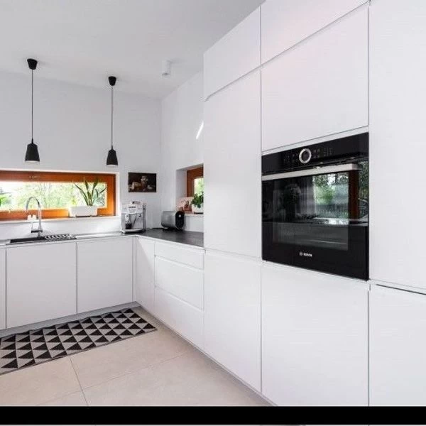 Moderne Weiße Grifflose Küche Eckküche Soft Close 3 Moderne Weiße Grifflose Küche Eckküche Soft Close