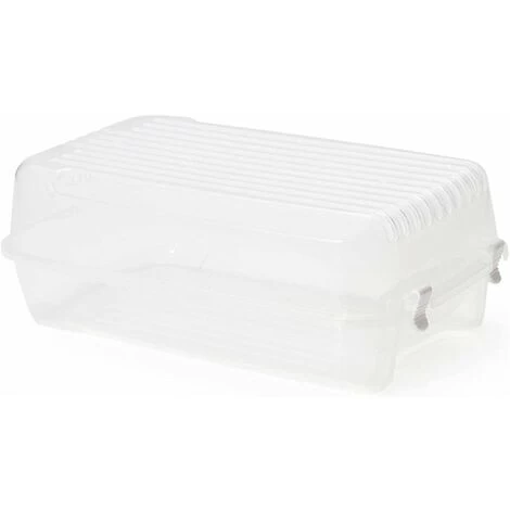 Schuhkartons, Stapelbar Mit Kunststoffverbindern, Faltbar, Transparenter Solider Atmungsaktiver Kunststoff Schuhkartonaufbewahrung , Weiß 3 Schuhkartons, Stapelbar Mit Kunststoffverbindern, Faltbar, Transparenter Solider Atmungsaktiver Kunststoff Schuhkartonaufbewahrung , Weiß