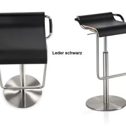 Mayer Barhocker MyOPUS 1218, Edelstahl-Look, Leder-, Holz- Oder PU-Sitz -Möbelhaus 439448500