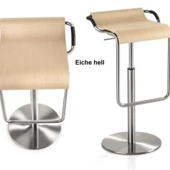 Mayer Barhocker MyOPUS 1218, Edelstahl-Look, Leder-, Holz- Oder PU-Sitz -Möbelhaus 439449791