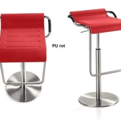 Mayer Barhocker MyOPUS 1218, Edelstahl-Look, Leder-, Holz- Oder PU-Sitz -Möbelhaus 439450660