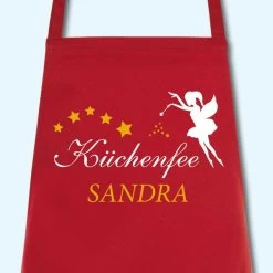 SOL'S Schürze Küchenfee Mit Wunschnamen Grillschürze Küchenschürze Kochschürze -Möbelhaus 440223503
