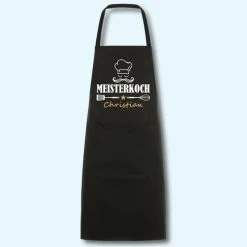 SOL'S Schürze Meisterkoch Mit Wunschnamen Grillschürze Küchenschürze Kochschürze -Möbelhaus 440223734