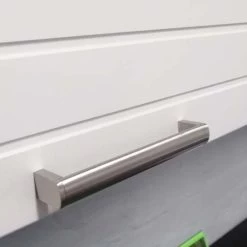 Küche Küchenzeile Grau Oder Weiss Matt Lack Küchenblock - Individuell Stellbar -Möbelhaus 440531058