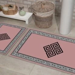 2 Teilig Badematte, Badvorleger Rutschhemmend Medusa, Marmor , 3159 -Möbelhaus 441148026