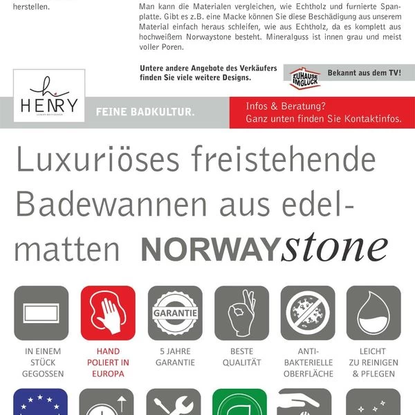 Freistehende Badewanne Mineralguss Solid Stone Gussmarmor MATT Standbadewanne 8 Freistehende Badewanne Mineralguss Solid Stone Gussmarmor MATT Standbadewanne – Bild 6