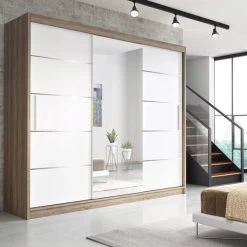 Kleiderschrank MILA 23 Schiebetürenschrank Schiebeschrank Schrank Spiegel -Möbelhaus 458590793