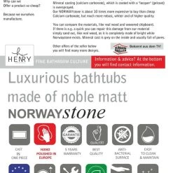 Freistehende Badewanne 180 Gussmarmor Mineralguss Solid Stone Standbadewanne Matt 17 Freistehende Badewanne 180 Gussmarmor Mineralguss Solid Stone Standbadewanne Matt -Möbelhaus 459419960