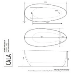 Freistehende Badewanne Mineralguss Solid Stone Gussmarmor MATT Standbadewanne 13 Freistehende Badewanne Mineralguss Solid Stone Gussmarmor MATT Standbadewanne -Möbelhaus 460604118