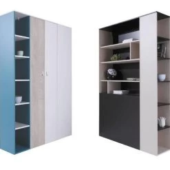Kleiderschrank PLANET PL1 Begehbarer Schrank Eckschrank Kinderzimmer -Möbelhaus 460979953