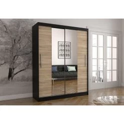 Schwebetürenschrank Schrank Schiebetürenschrank Garderobe Kleiderschrank Vista I 150 15 Schwebetürenschrank Schrank Schiebetürenschrank Garderobe Kleiderschrank Vista I 150 -Möbelhaus 465641622