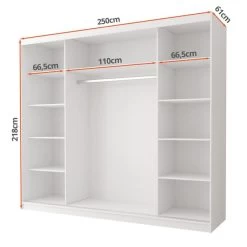 Schwebetürenschrank Schrank Kleiderschrank Spiegel Garderobenschrank Alba 250 21 Schwebetürenschrank Schrank Kleiderschrank Spiegel Garderobenschrank Alba 250 -Möbelhaus 477043442