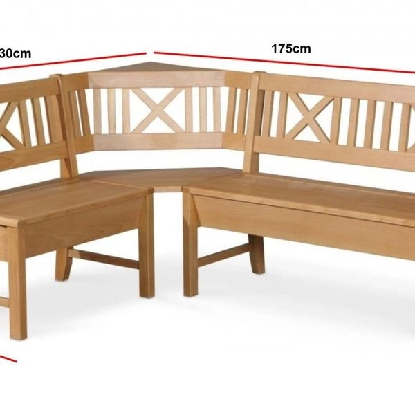 Küchen Kollektion MERLIN Essgruppe Frühstückecke Holz Buche Bank Tisch Stuhl Eckbank 8 Küchen Kollektion MERLIN Essgruppe Frühstückecke Holz Buche Bank Tisch Stuhl Eckbank – Bild 6