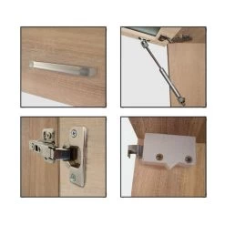 Küche ALINA Küchenzeile Einbauküche Küchenblock Schränke - SONOMA EICHE -Möbelhaus 480818403