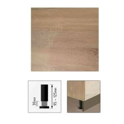 Küche ALINA 110 Cm Küchenzeile Einbauküche Küchenblock Sonoma Eiche NEU -Möbelhaus 481529799