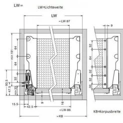 Fertiginnenschubkasten Komplettschubkasten Schubkasten Küchenschublade Schublade -Möbelhaus 481538356