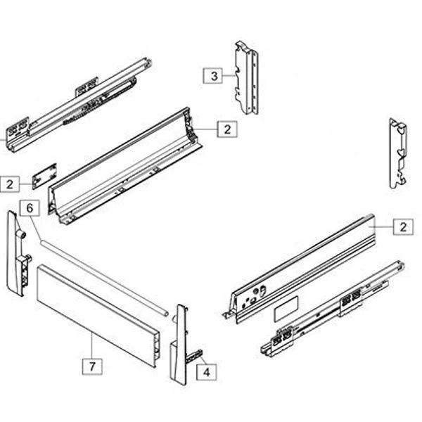 Innenschubkasten Weiß TBI10 Innenschublade Schublade Vollauszug Küchenschublade 20 Innenschubkasten Weiß TBI10 Innenschublade Schublade Vollauszug Küchenschublade – Bild 18