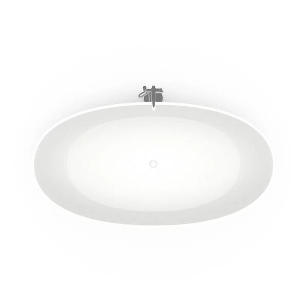 Freistehende Badewanne Mineralguss Solid Surface Gussmarmor Matt Weiß Standbadewanne 7 Freistehende Badewanne Mineralguss Solid Surface Gussmarmor Matt Weiß Standbadewanne – Bild 5