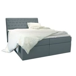 Boxspringbett Glamour Doppelbett Bett Bettkasten Matratze H3 160x200cm Schlafzimmer