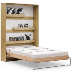 Schrankbett Wandbett Klappbett Vertikal VB 140 X 200 Weiß Eiche Lancelot Auswahl -Möbelhaus 482331693