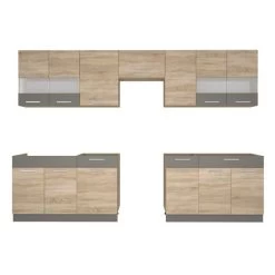 Küche ALINA 310 Cm Küchenzeile Einbauküche Küchenblock Sonoma Eiche 10 Küche ALINA 310 Cm Küchenzeile Einbauküche Küchenblock Sonoma Eiche -Möbelhaus 482736815