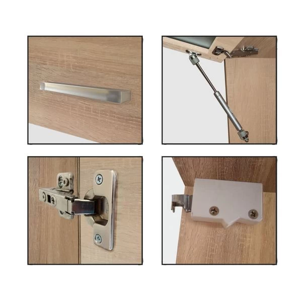 Küche ALINA 310 Cm Küchenzeile Einbauküche Küchenblock Sonoma Eiche 8 Küche ALINA 310 Cm Küchenzeile Einbauküche Küchenblock Sonoma Eiche – Bild 6