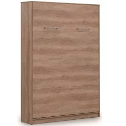 Schrankbett Wandbett Klappbett Vertikal VB 140 X 200 Weiß Eiche Lancelot Auswahl -Möbelhaus 482899137