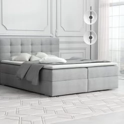 Boxspringbett Florida 140x200 160x200 180x200 Doppelbett Hotelbett Ehebett