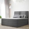 Boxspringbett Aspen 90/140/160/180/200x200 Cm Mit Bettkasten Und Doppelmatratze -Möbelhaus 484936137