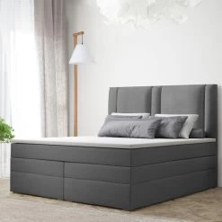 Boxspringbett Aspen 90/140/160/180/200x200 Cm Mit Bettkasten Und Doppelmatratze -Möbelhaus 484936195