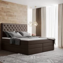 Boxspringbett Chester 90/140/160/180/200x200cm Mit Bettkasten Und Doppelmatratze -Möbelhaus 485508644