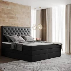 Boxspringbett Chester 90/140/160/180/200x200cm Mit Bettkasten Und Doppelmatratze -Möbelhaus 485508664