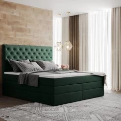 Boxspringbett Chester 90/140/160/180/200x200cm Mit Bettkasten Und Doppelmatratze -Möbelhaus 485508724