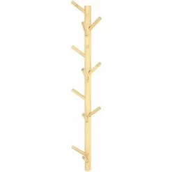 Garderobe Bambus Mit 11 Haken, Braun, 100 Cm Hoch, Aus Holz Im Scandi-Style -Möbelhaus 48725638 3