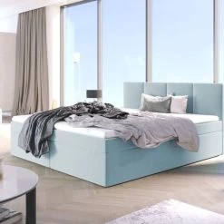 Boxspringbett STAR Mit Bonell-Matratze + Topper Mit 2 Bettkästen, Doppelbett -Möbelhaus 487967036